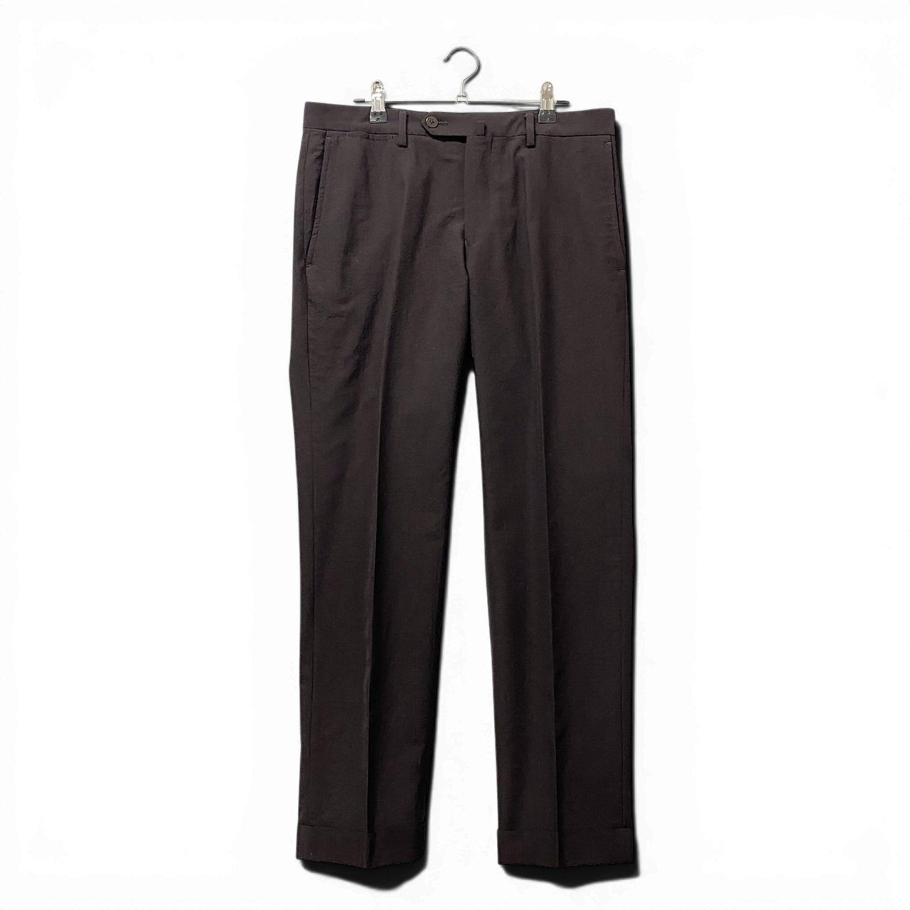 20f16 UNITED ARROWS ユナイテッドアローズ セットアップスーツ シングル 2B テーラードジャケット スラックスパンツ サイズ46 ブラウン系 メンズ 紳士服u02t