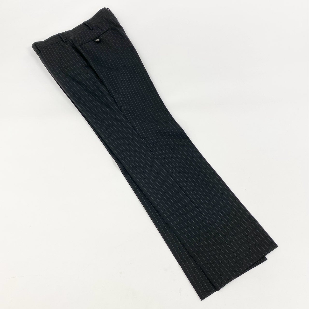 6h29 POLO RALPH LAUREN ポロ ラルフローレン セットアップスーツ ストライプ テーラードジャケット スラックスパンツ  三角タグ 80s~90s 38 部落 ウール メンズ フォーマル ビジネスo07t