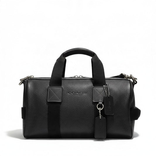 j19 Coach コーチ エクスプローラー ダッフルバッグ ミニボストン Explorer Duffel Bag Mini Boston Black CET23 ブラック レザーt18r