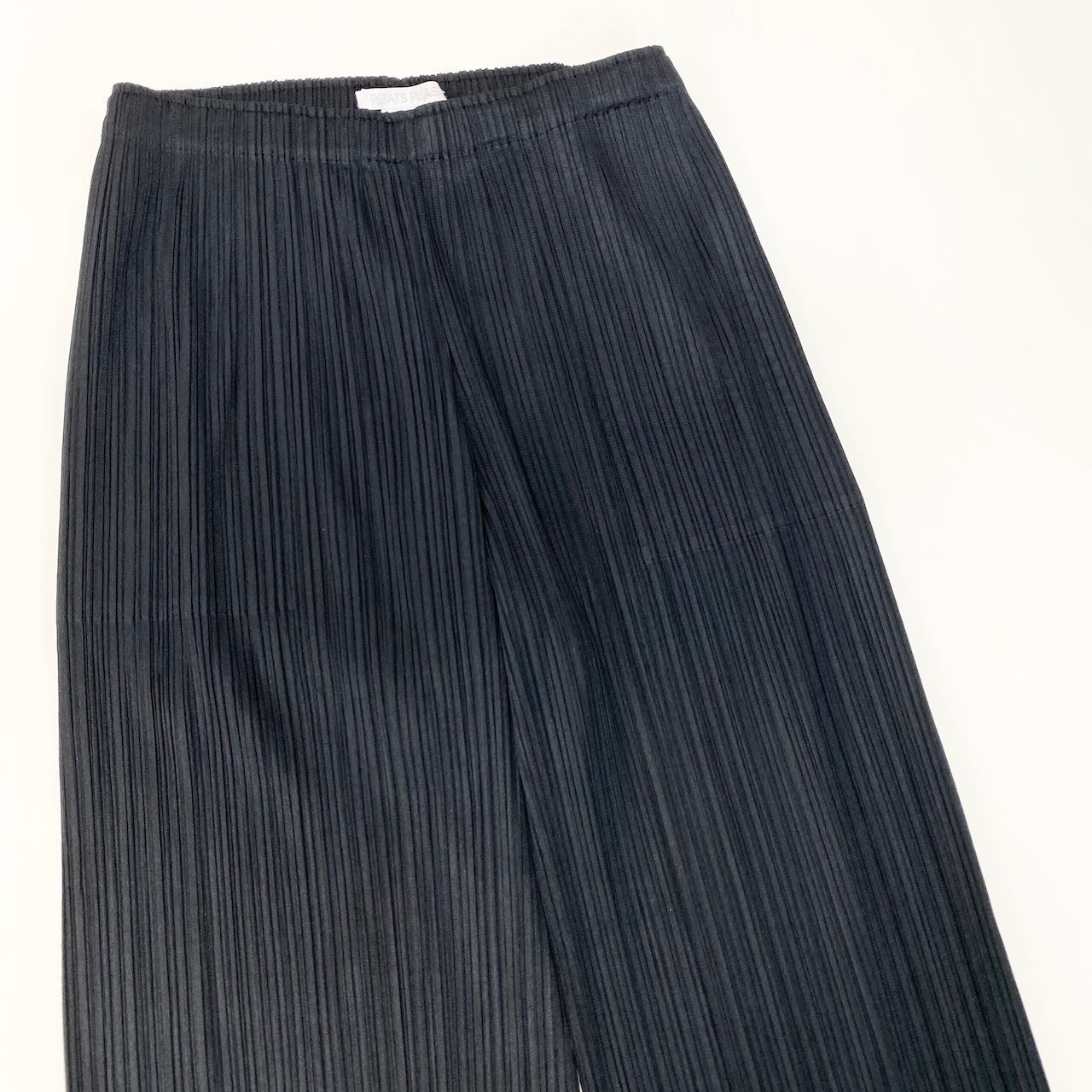 Af6 PLEATS PLEASE プリーツプリーズ プリーツ ロングパンツ PP55-JF108 サイズ2 ブラック ポリエステル100％ レディース 女性用u02t