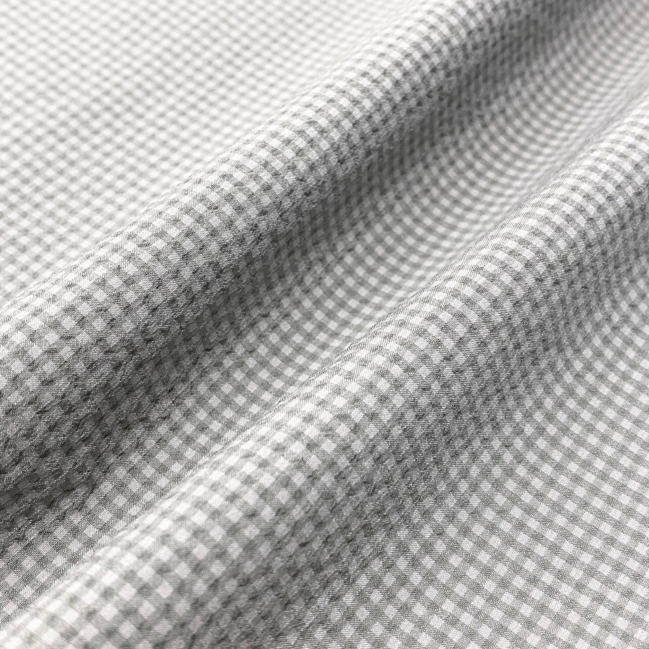 91h9 S.F.C エスエフシー STRIPES FOR CREATIVE ストライプフォークリイティブ ギンガムチェック スナップボタン半袖シャツ XXXXL グレー系 ポリエステル100％ メンズu02t