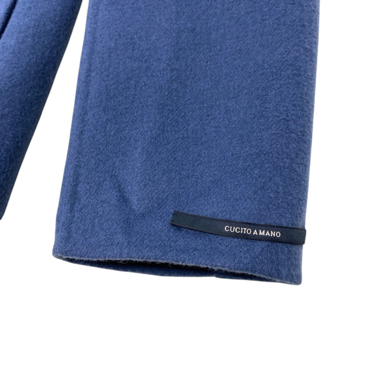 92h3 ’S MaxMara エスマックスマーラ クチートアマーノ ウールコート ステンカラーコート 40サイズ ブルー レディース 女性用u02t