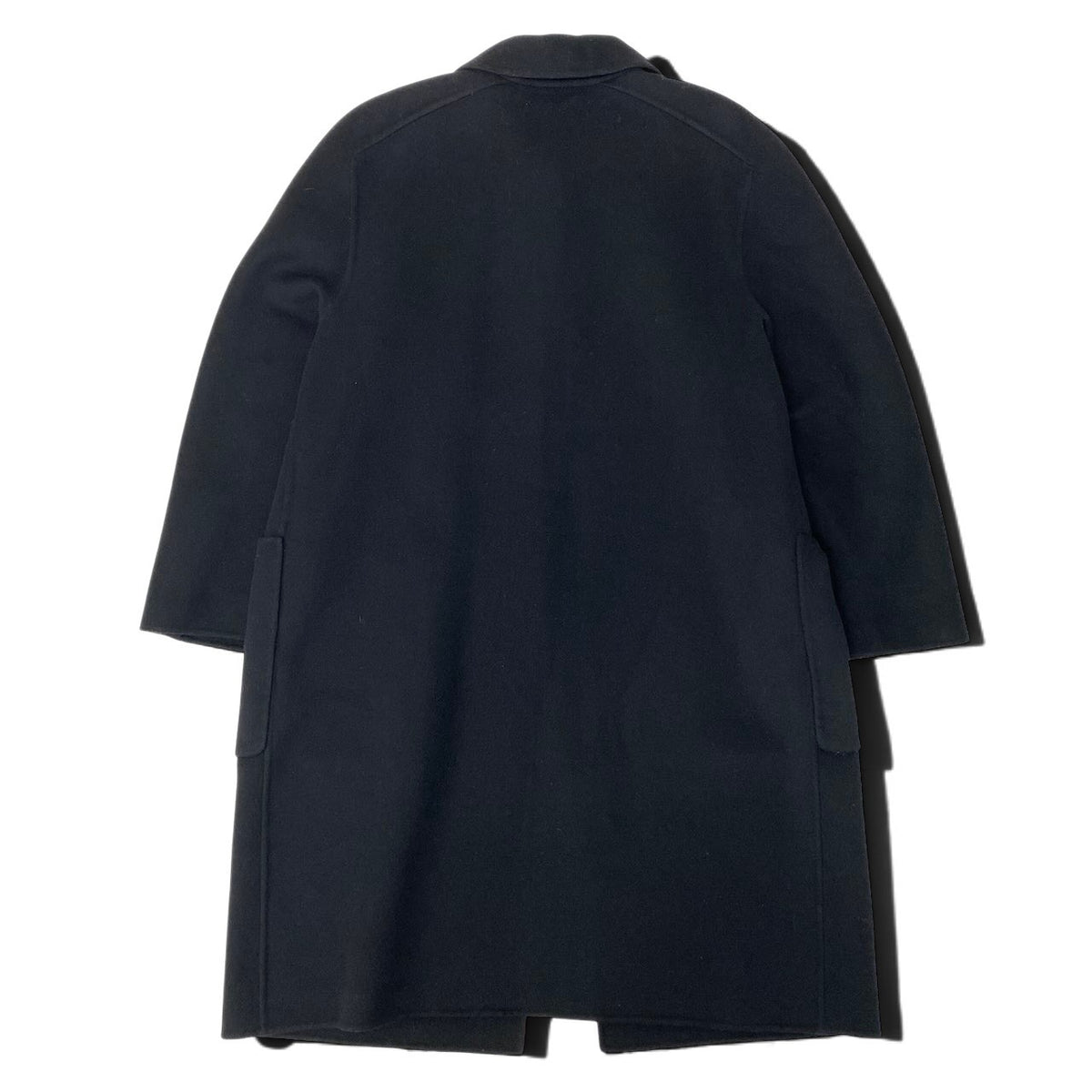 15j16 Luxoria MILANO ラグソリア AGNONA アニオナ ロングコートアウター ブラック カシミヤ100％ レディース 女性用u02t