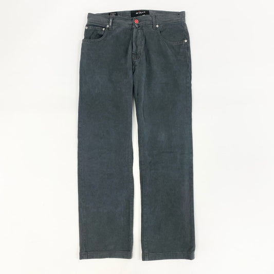 70i2 Kiton キトン キートン イタリア製 ブラックデニムパンツ ボトムス 5ポケット 33 M-Lサイズ ブラック コットン メンズo07t