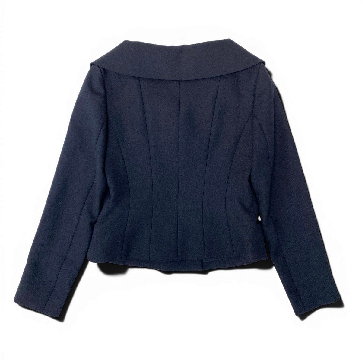 91g27 【未使用タグ付】 FOXEY フォクシー Grace グレース ダブルブレスト ジャケット  43156 サイズ38 ブラック レディースt18r