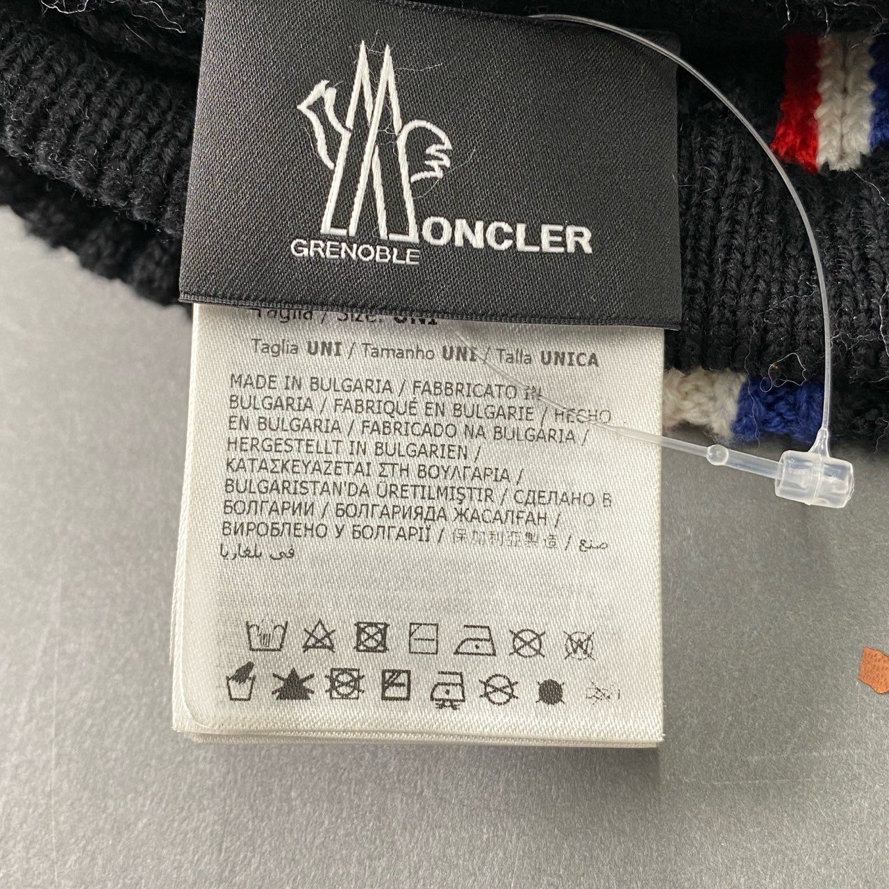 5e14 《美品》 MONCLER モンクレール H20973G00007 SCALDACOLLO ネックウォーマー ブラック ウール ブルガリア製