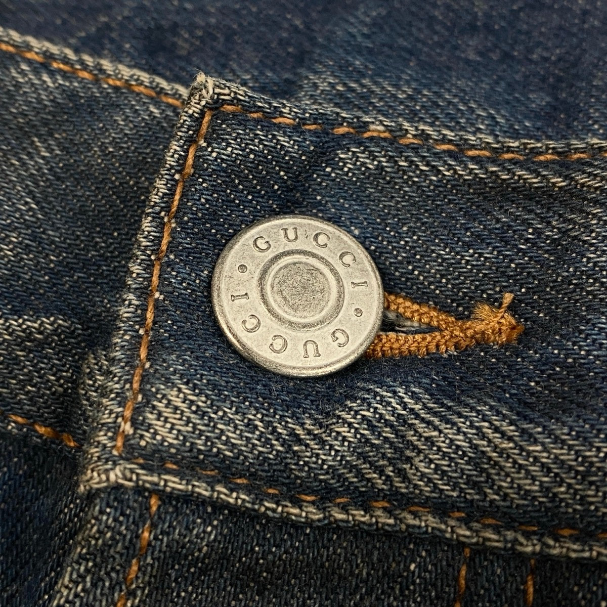 Me19 GUCCI グッチ ドラゴン フラワー刺繍 ヴィンテージ加工 デニムパンツ Dragon Flour Embroidered Jeans サイズ30 インディゴt18r