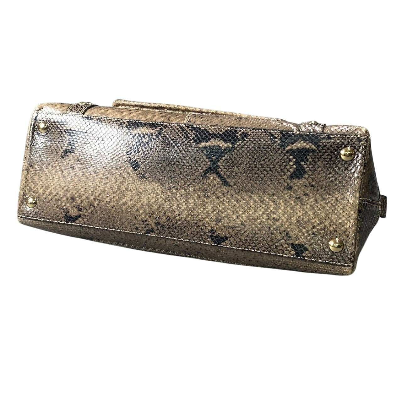 h11 COACH コーチ ミランダプリンテッド パイソンサッチェル ハンドバッグ Hampton Miranda Python Satchel Handbag 11089t18r