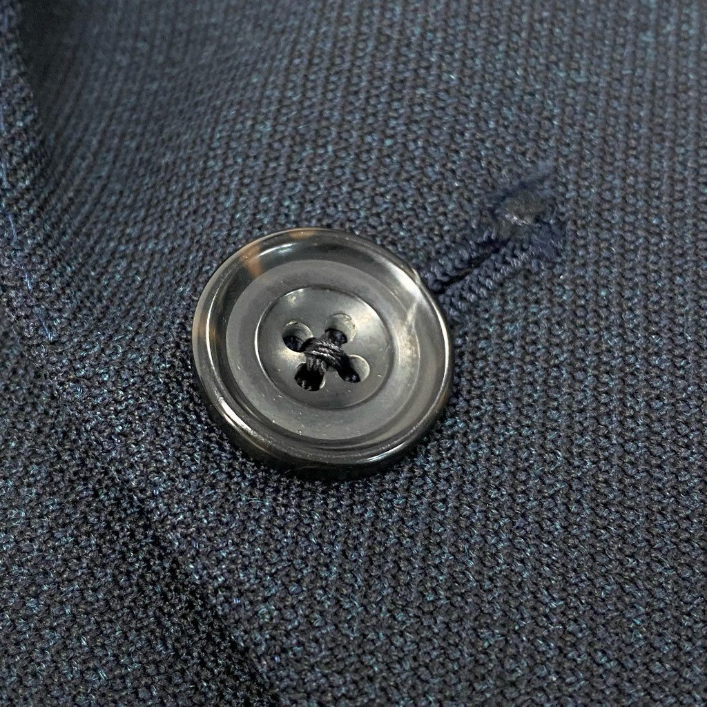 54l28 BURBERRYS バーバリーズ スーツセットアップ テーラードジャケット スラックスパンツ 94-84-165 AB4 ネイビー ウール100％ メンズ 男性用o07t