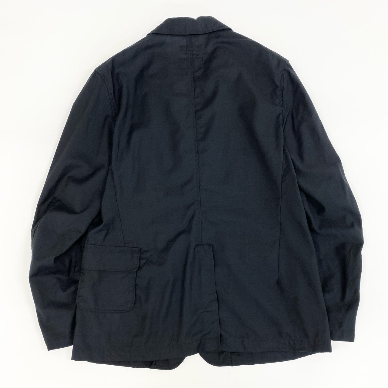 76g4 《美品》 ENGINEERED GARMENTS エンジニアドガーメンツ BEAMS ビームス テーラードジャケット ブレザー 刻印ボタン サイズM ダークネイビー ウール100 メンズ 紳士服 コラボ