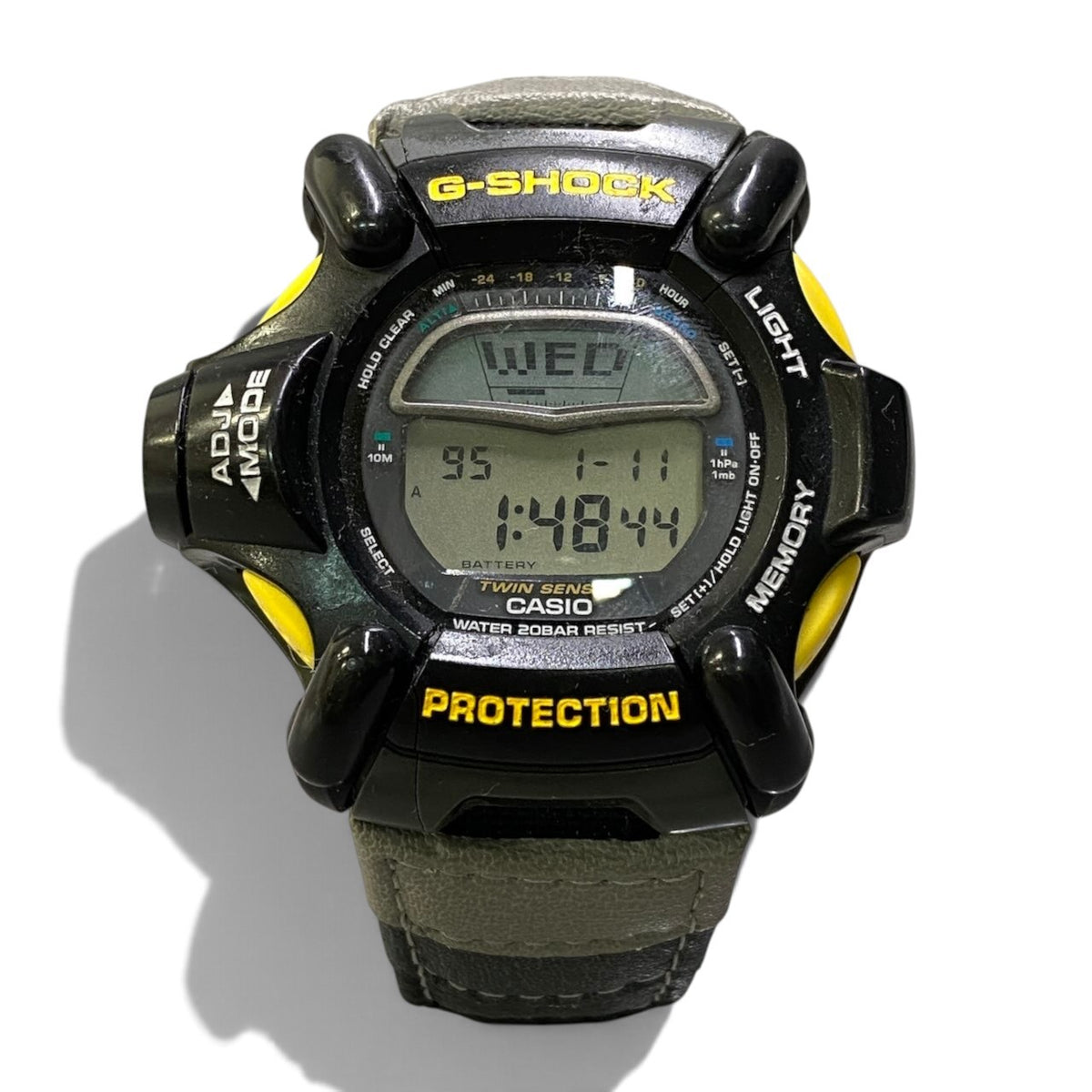 j2 CASIO カシオ G-SHOCK RISEMAN DW-9100 腕時計 ブラック イエロー メンズ 男性用u02t