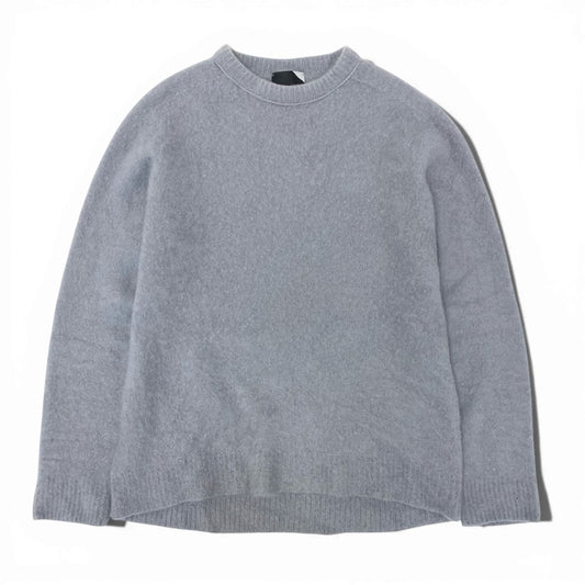 40l25 ATON エイトン FUR CASHIMIYA CREW カシミヤニット ニットセーター 6930938 04サイズ グレー カシミヤ100％ レディースo07t