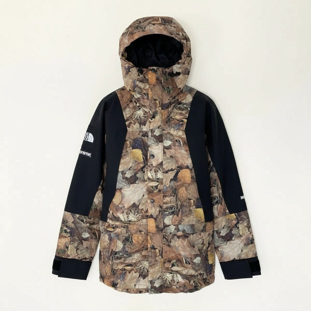 Ig8 Supreme × THE NORTH FACE 16AW 枯葉マウンテンジャケット コラボ NP51601I Sサイズ ブラック マルチカラー ナイロン100％ メンズ 男性用u02t