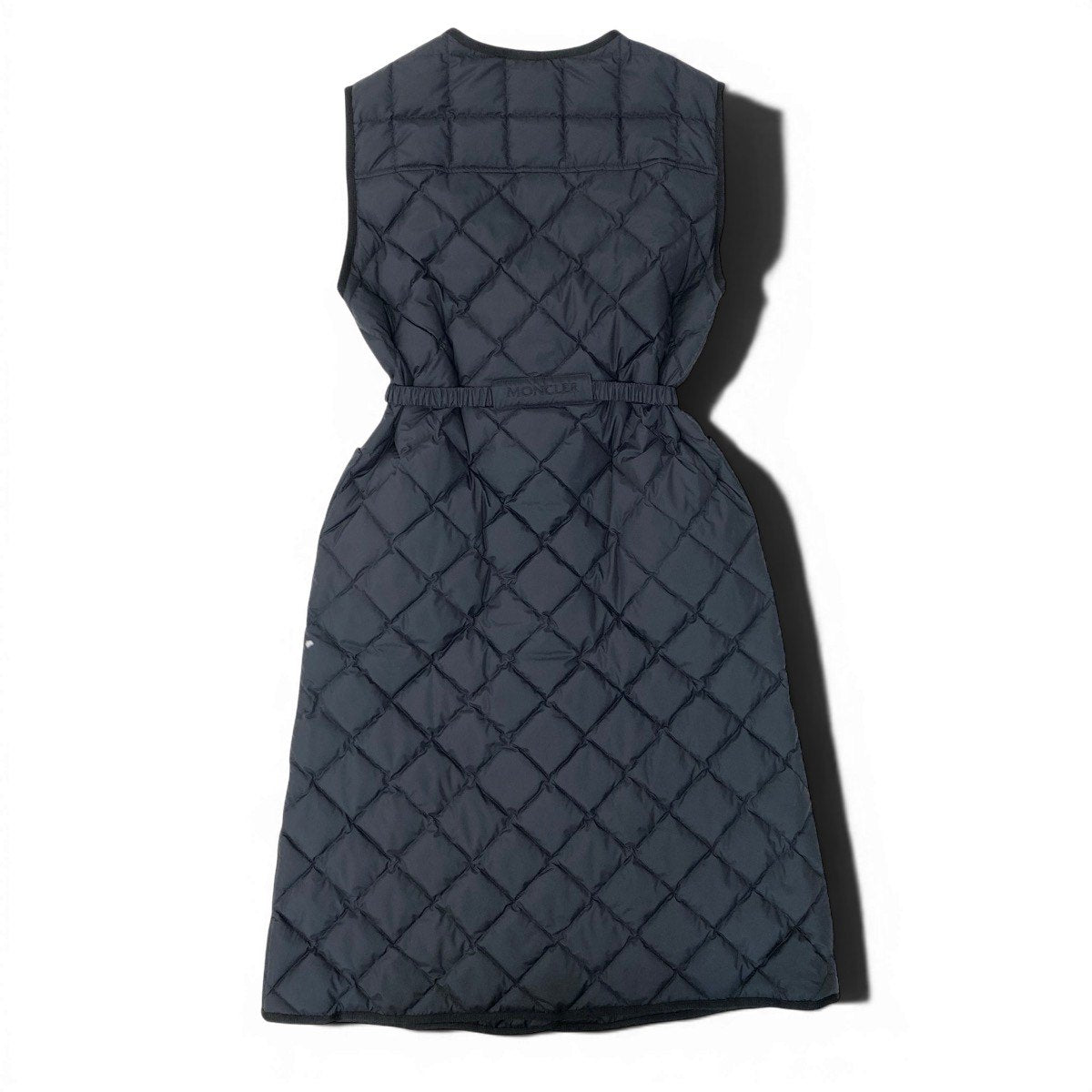 77g23 【未使用タグ付】 MONCLER モンクレール 定価 \236,500 Butor Vest  ロング ダウンベスト I20931A00072 サイズ0 ブラック レディースt18r