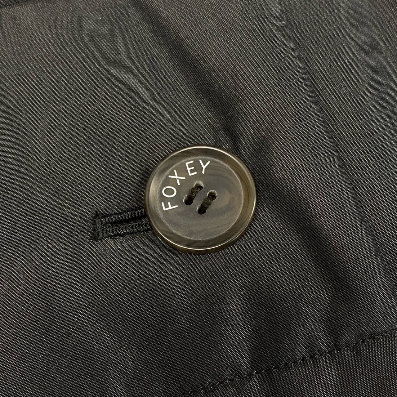 13j29 《美品》FOXEY フォクシー リバーシブルコート ロングコート フーディー アウター カシミヤ混 Fサイズ グレー レディースu02t