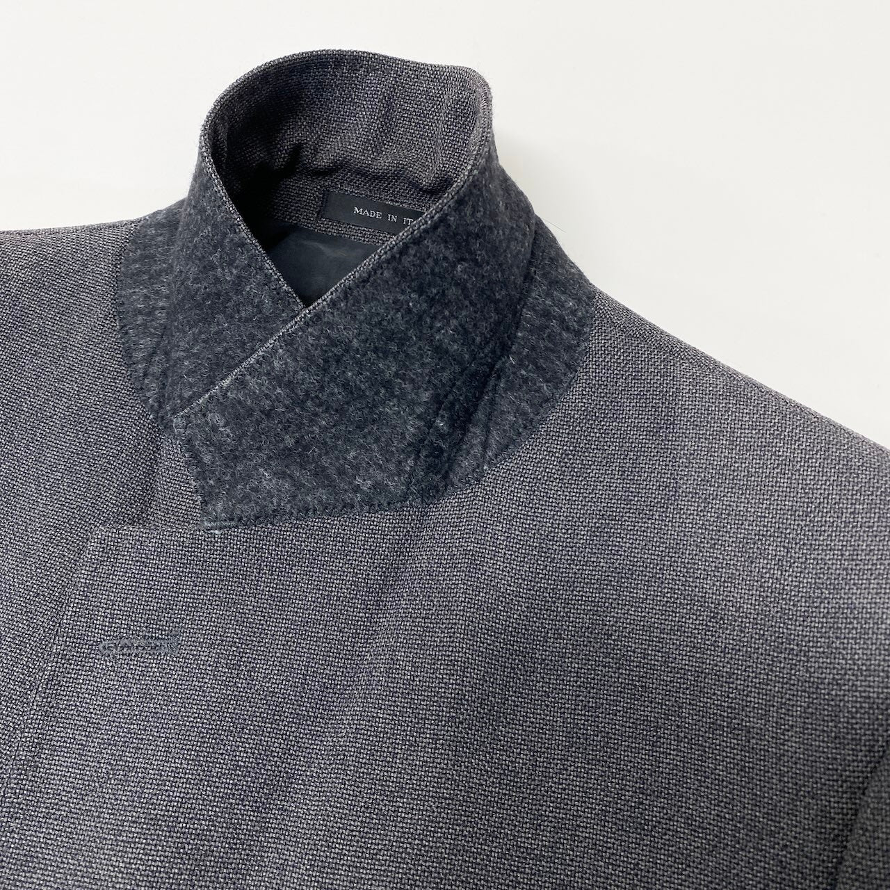 23e11 EMPORIO ARMANI エンポリオアルマーニ セットアップ シングルスーツ 2B ビジネス サイズ50 グレー メンズ 紳士服u02t