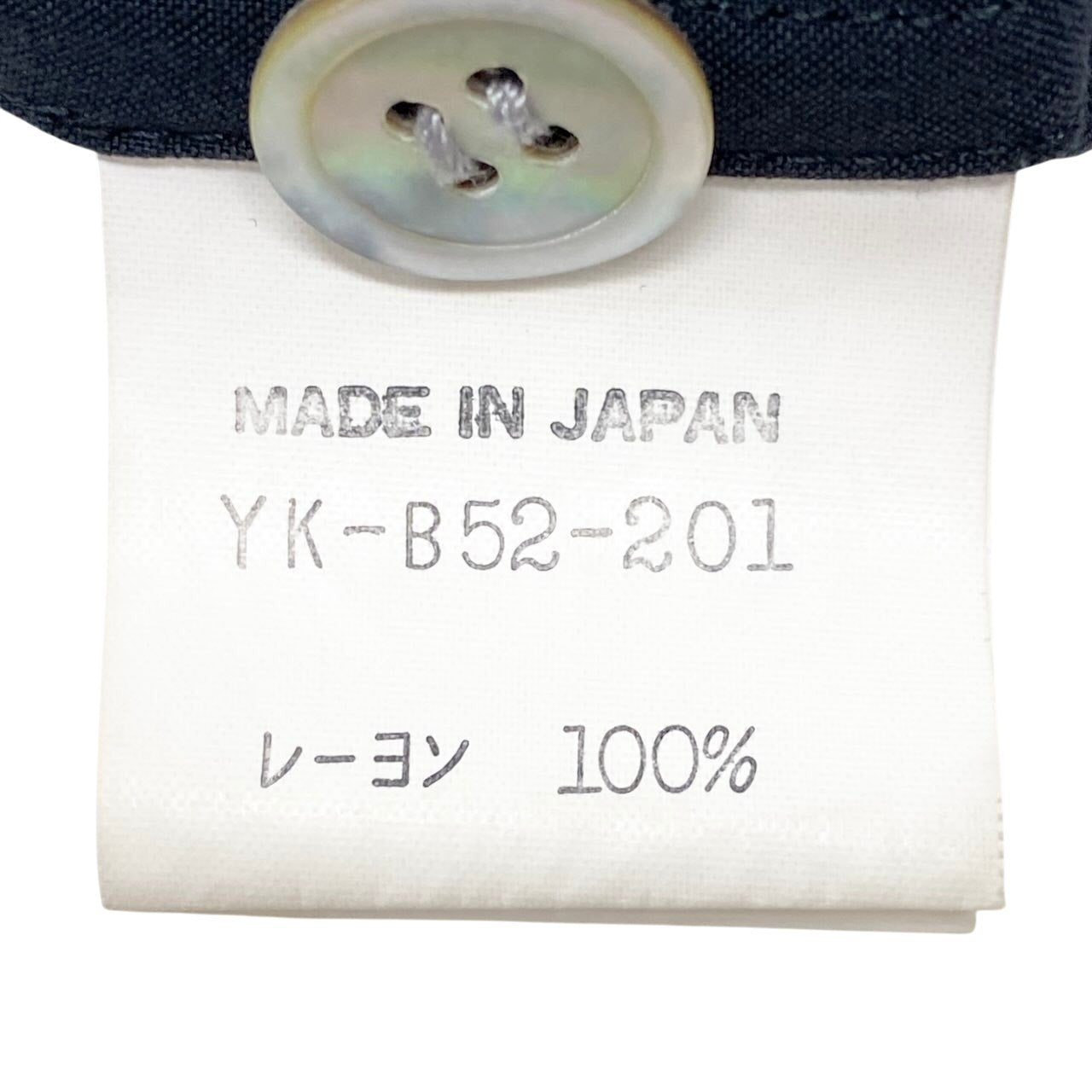 Af9 Y's ワイズ ヨウジヤマモト オープンカラー フレンチスリーブシャツ レーヨンブラウス ネイビー レーヨン100％ レディース 女性用u02tu02t