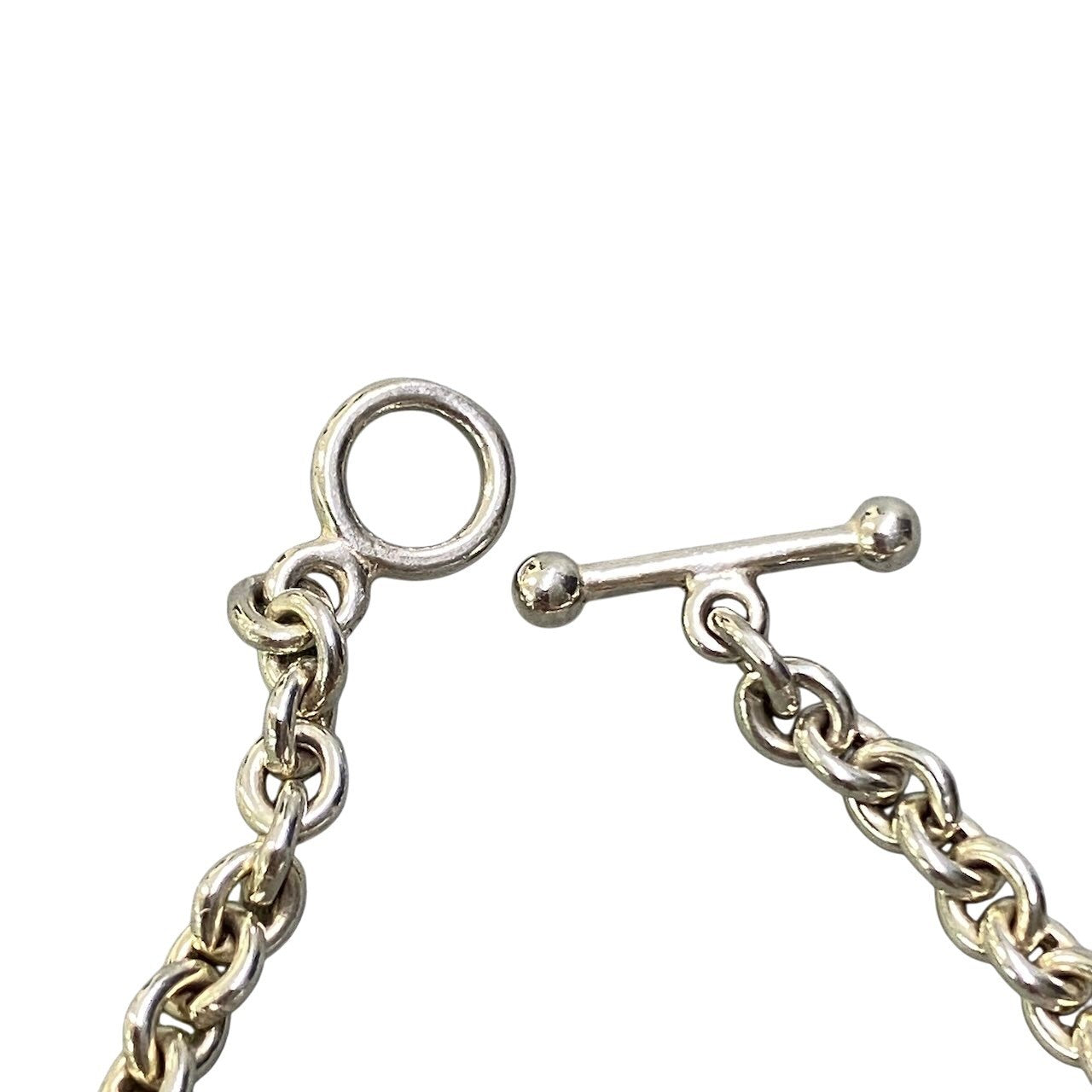 e13《美品》 GEORG JENSEN ジョージジェンセン ノット チェーンブレスレット ファッション小物 シルバー 925 レディースu02t