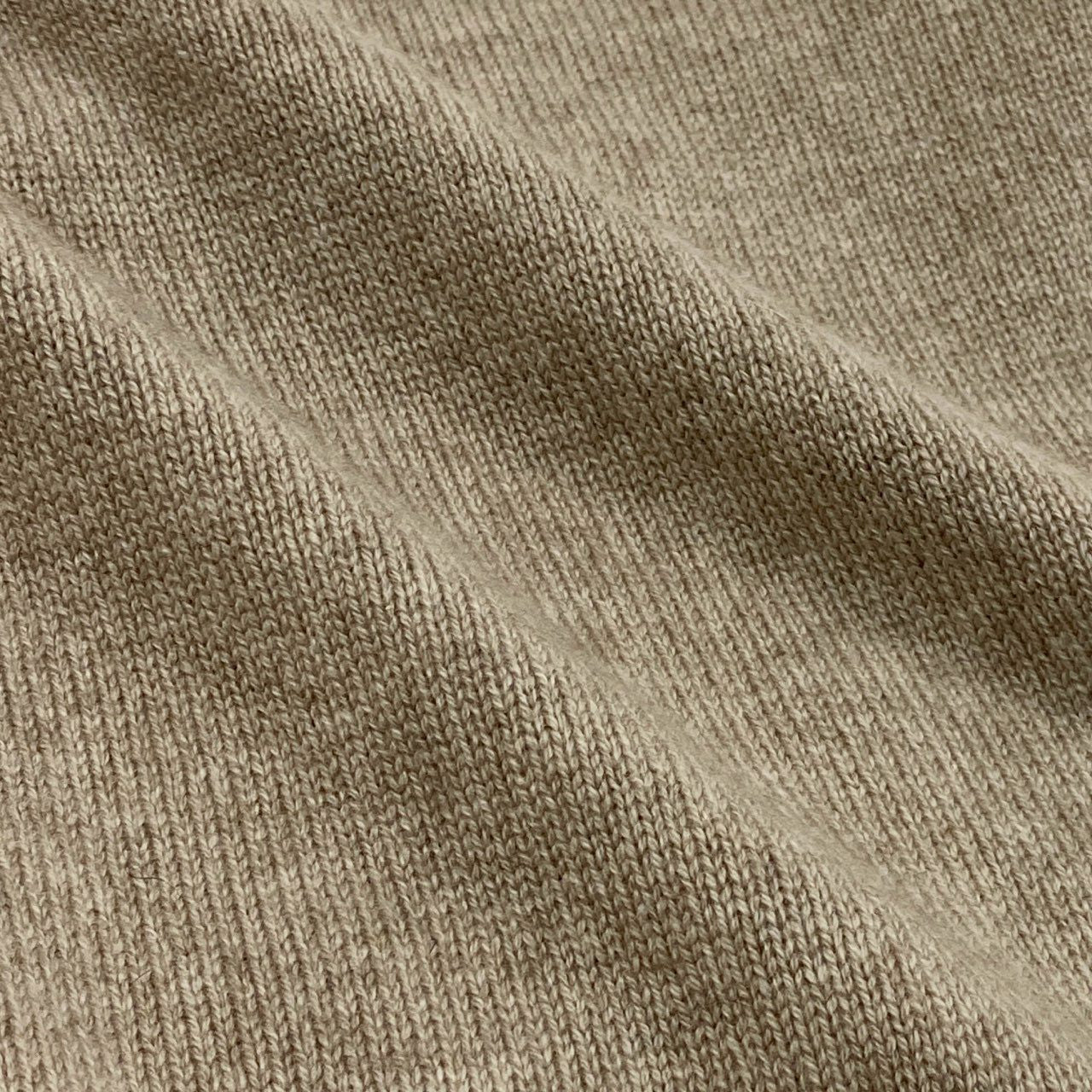 5L17【美品】FOXEY フォクシー ニットセーター フーディー ポンチョ ファー ロゴプレート トップス アウター ベージュ レディースk02i