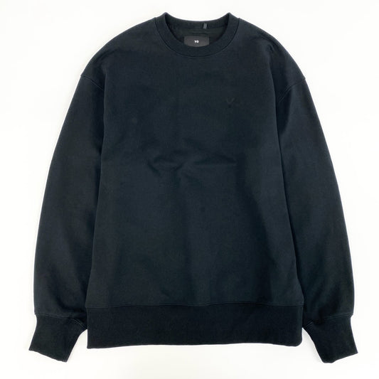 29g28 Y-3 ワイスリー ヨウジヤマモト FT CREW SWEAT ロゴプリント クルーネック オーバーサイズ スウェット プルオーバー トップス スエット IV5580 S ブラック メンズ