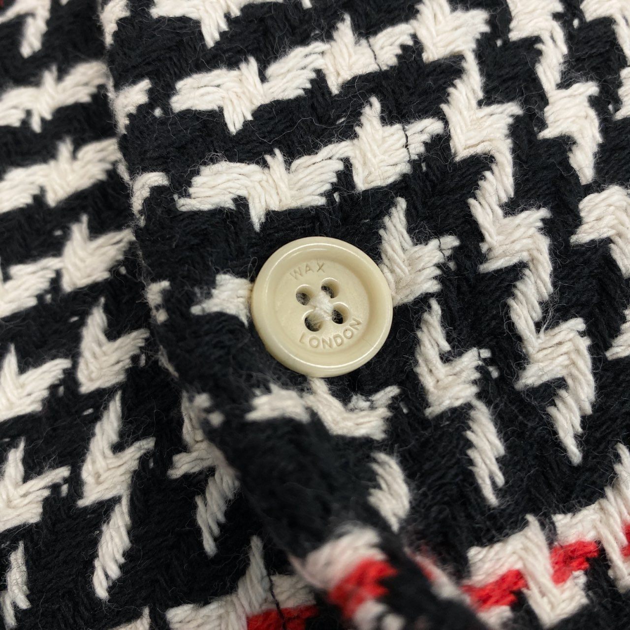 33i25 《美品》WAX LONDON ワックス ロンドン シャツジャケット 長袖シャツ バスケットチェック オーバーサイズ Mサイズ マルチカラー メンズk02i