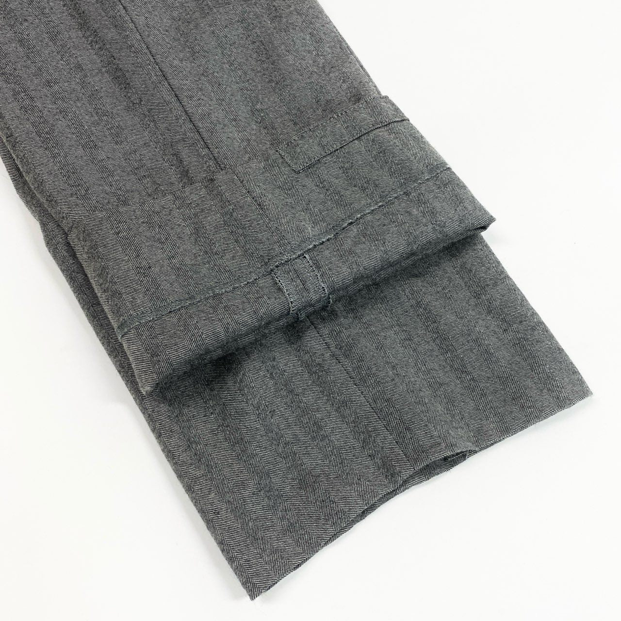 22a23 Raffaele Caruso ラファエルカルーゾ シングルスーツ セットアップ ビジネス 46 7R グレー ヘリンボーン ウールカシミヤ メンズu02t