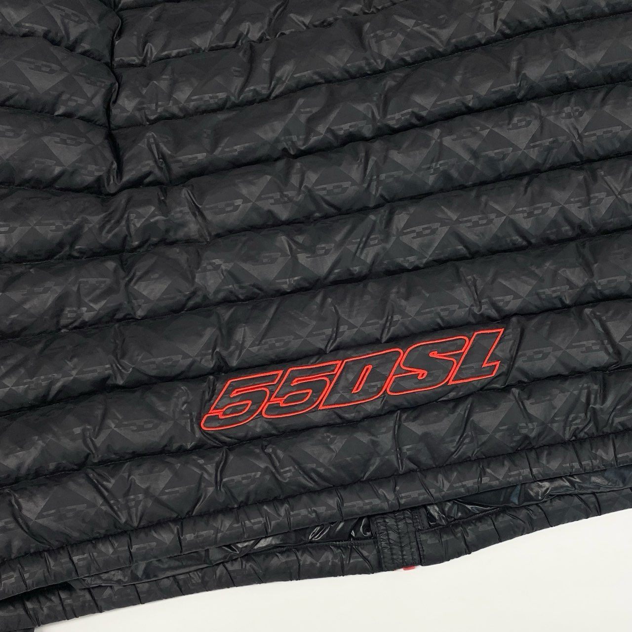 50a19 DIESEL SPORT ディーゼル 55DSL ダウンジャケット フーデット ジャンパー 総柄 メンズ 紳士服 AMWT-KOOPU-HT26 XXL ブラックu02t