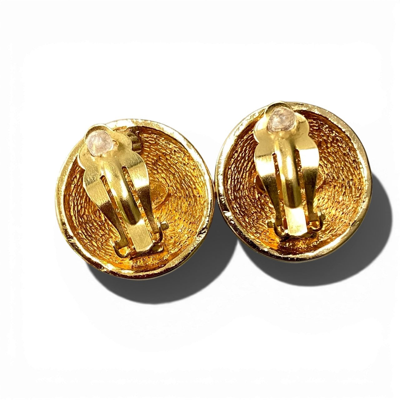 b5 Vintage Chanel Matelasse Coco Mark earringta1