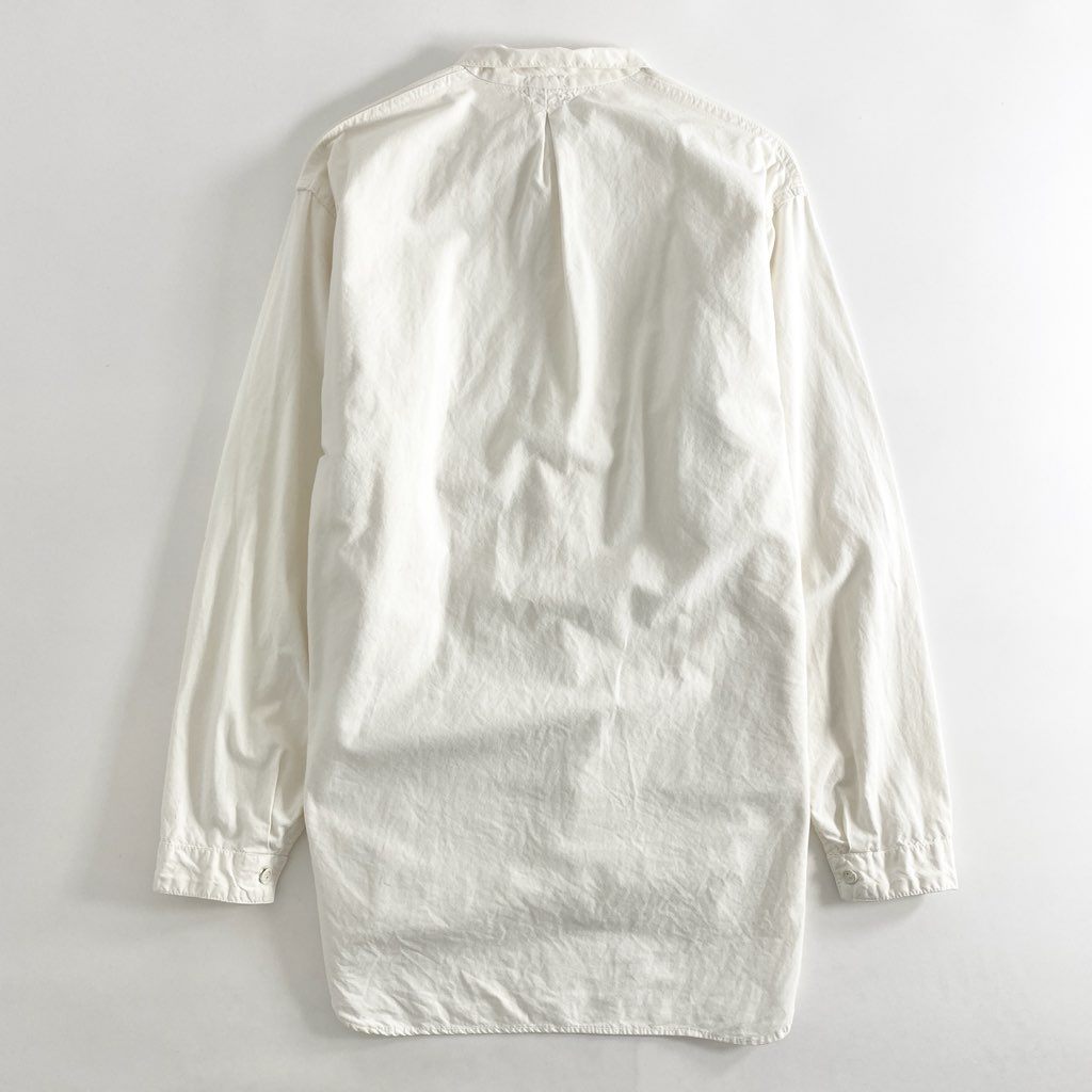 38f9 TENDER CO. テンダー TAIL SHIRT テイルシャツ 長袖シャツ ロングスリーブ TYPE 420 3 クリーム コットン