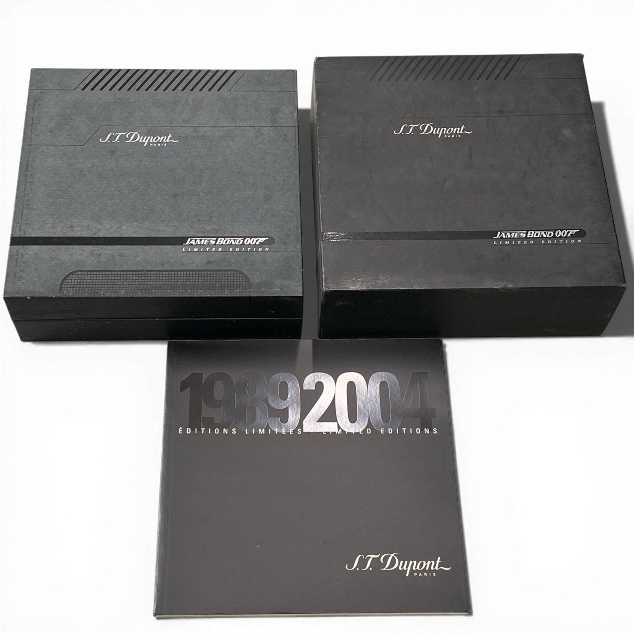 b2 《超希少》 S.T.Dupont デュポン × JAMES BOND 007 ジェームズボンド 2405/5007 限定品 ガスライター 着火〇 付属品有t18r