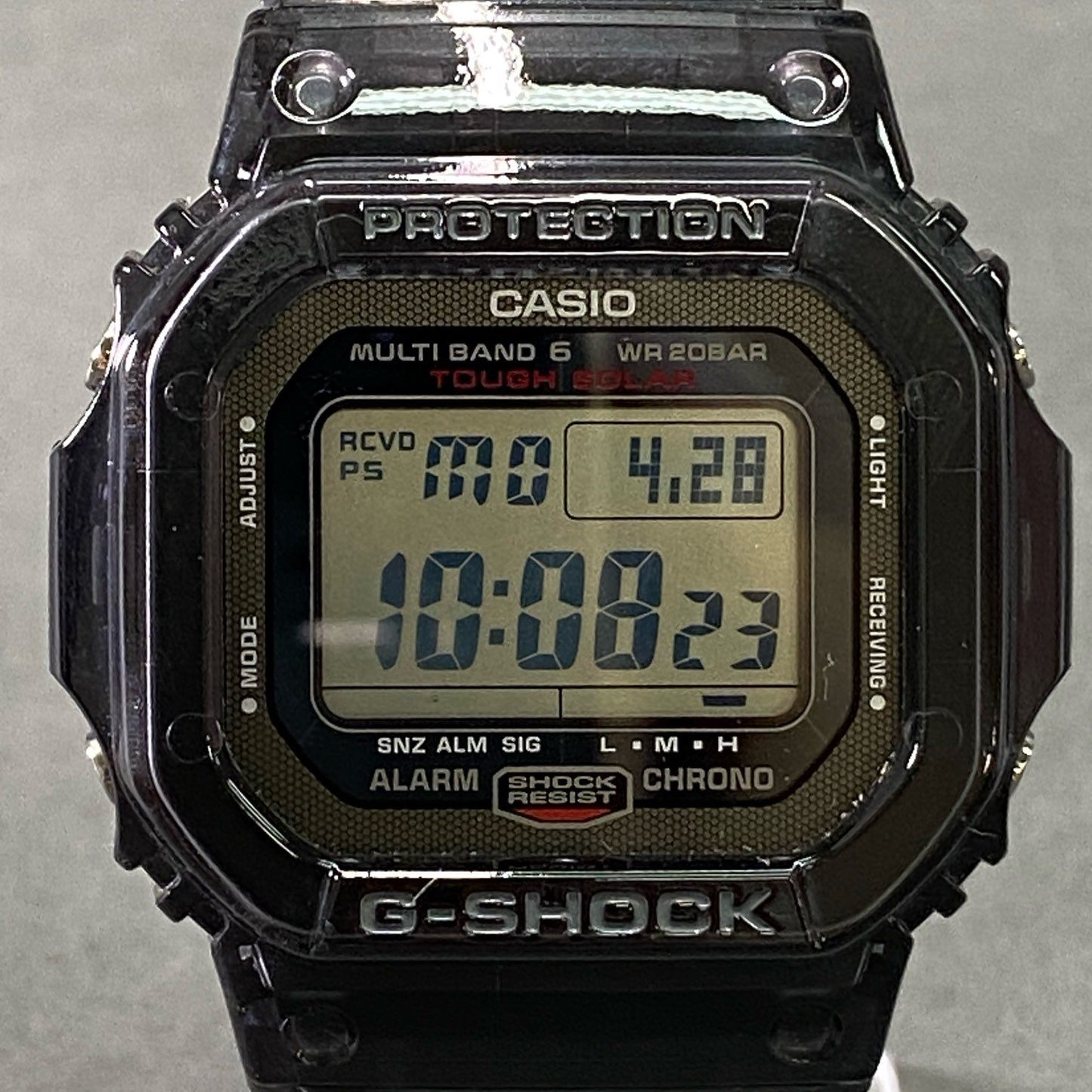 e8 CASIO カシオ G-SHOCK ジーショック デジタル腕時計 ソーラー 20BAR GW-S5600U-1JF ブラック Watch