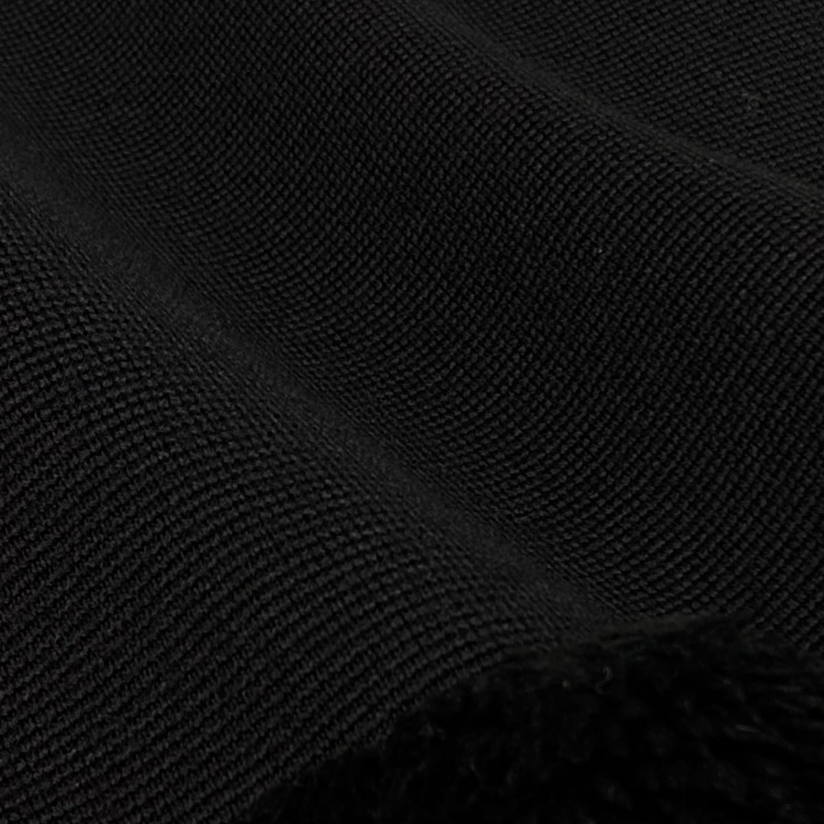 j29 YVESSAINTLAURENT ウールフーディーコート ボアデザイン アウター Mサイズ ブラック ウール100％ レディース 女性用u02t