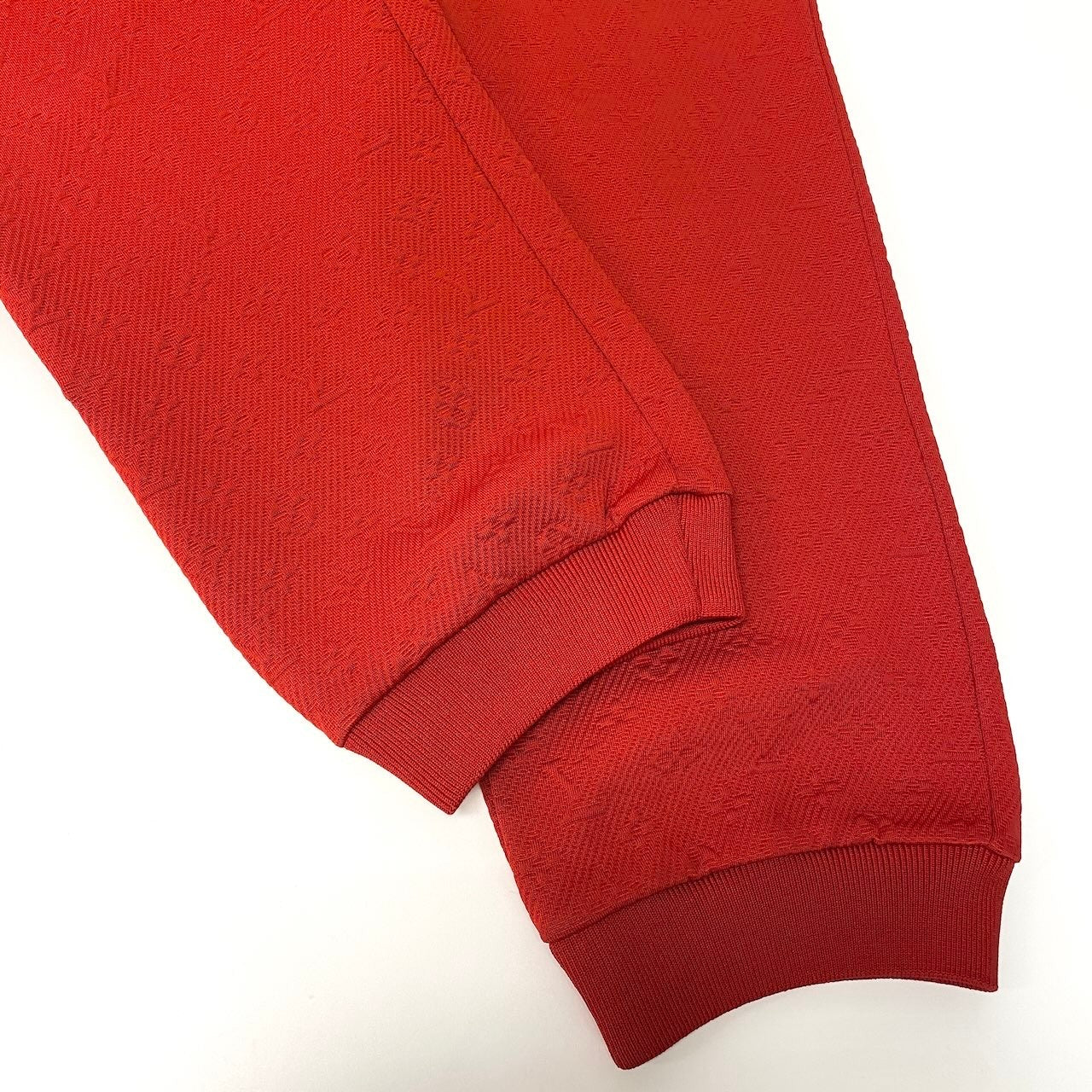 Id15 LOUIS VUITTON ルイヴィトン LV モノグラム ジョガーパンツ Monogram Joggers Pants サイズM レッドt18r
