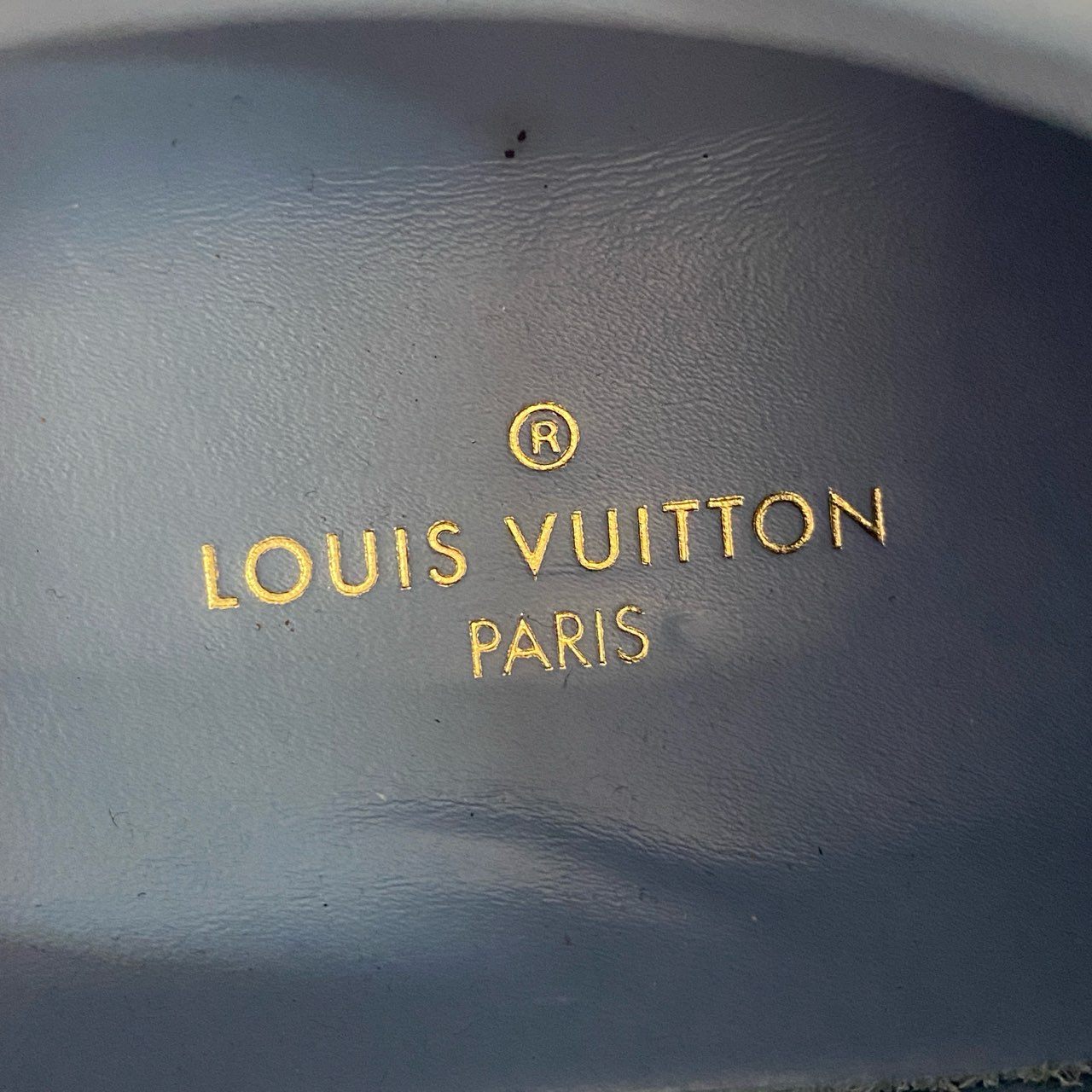 4j4 LOUIS VUITTON ルイヴィトン ファストレーンラインスニーカー モノグラム ローカット シューズ 1A4U47 6 1/2 インディゴブルー