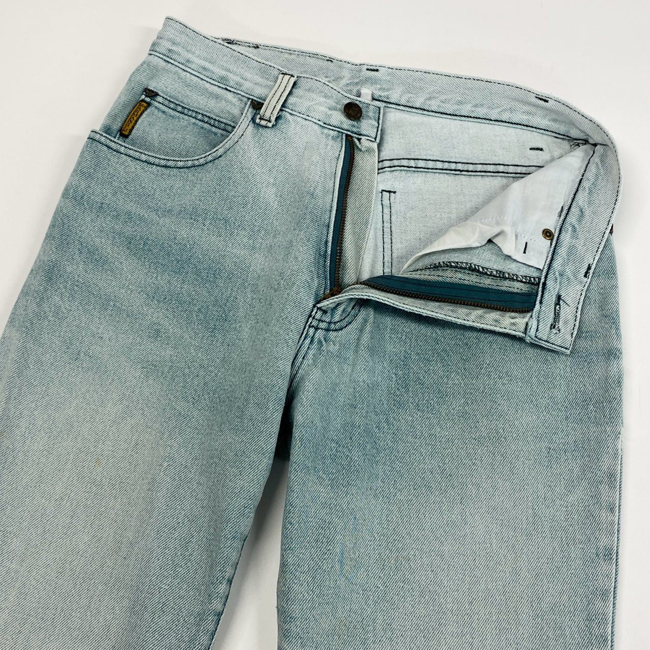 1j27 ARMANI JEANS アルマーニジーンズ 90’s デニムパンツ ジーンズ ジップフライ 28 1/2サイズ ブルー メンズu02t