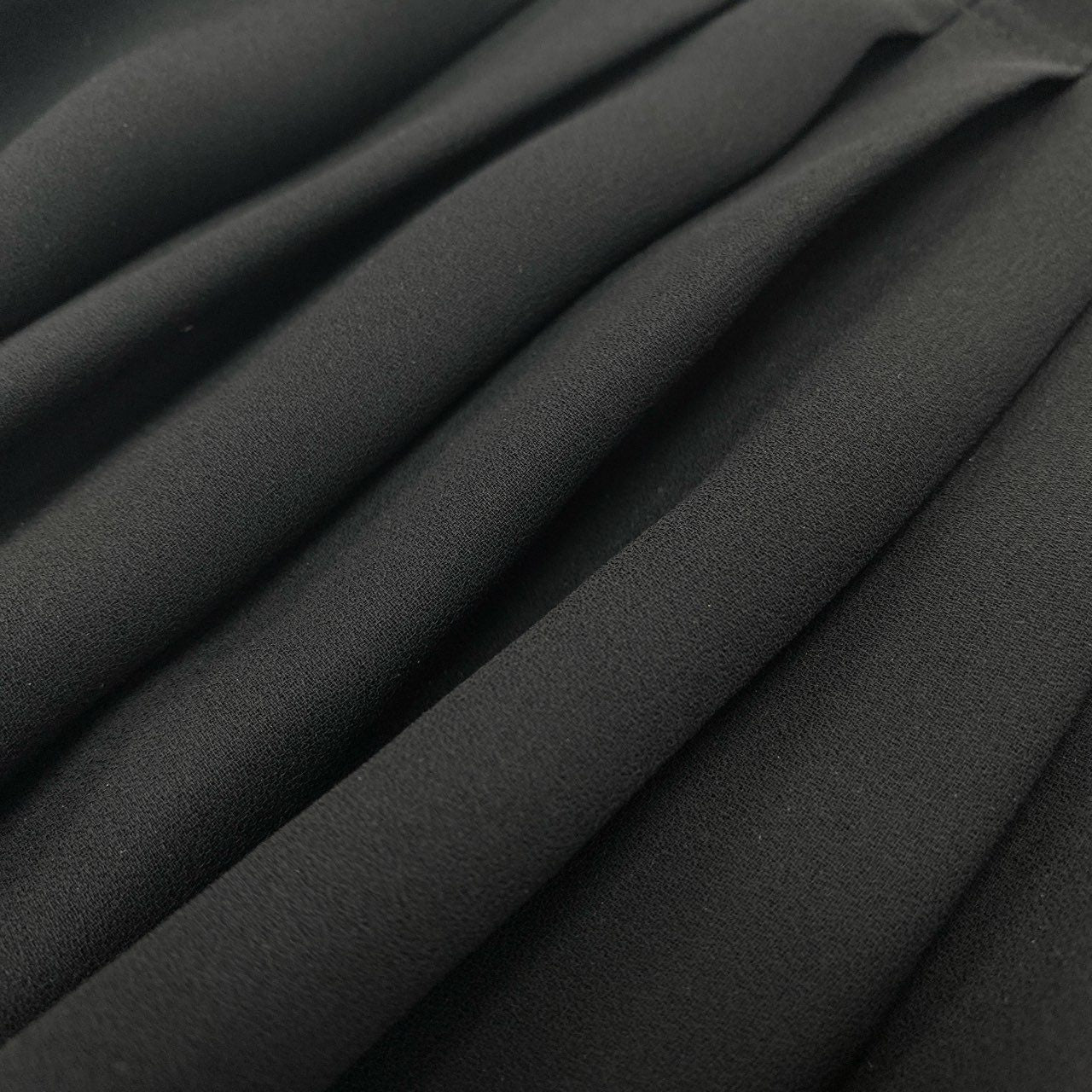 52k23《美品》 TOKUKO 1er VOL トクコプルミエヴォル ノースリーブワンピース アシンメトリー プリーツワンピース レディース 女性用 9  ブラック ポリエステル100％u02t