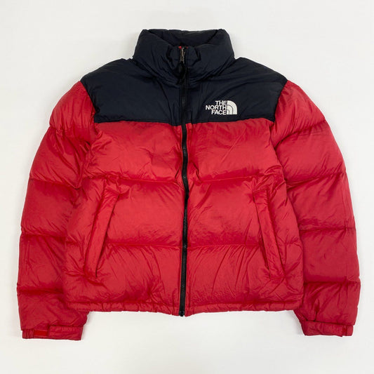22j6 THE NORTH FACE ザ ノースフェイス 1996 RETRO NUPTSE DOWN JKT レトロ ヌプシ ダウンジャケット NF0A3C8D Mサイズ レッド ナイロン メンズo07t