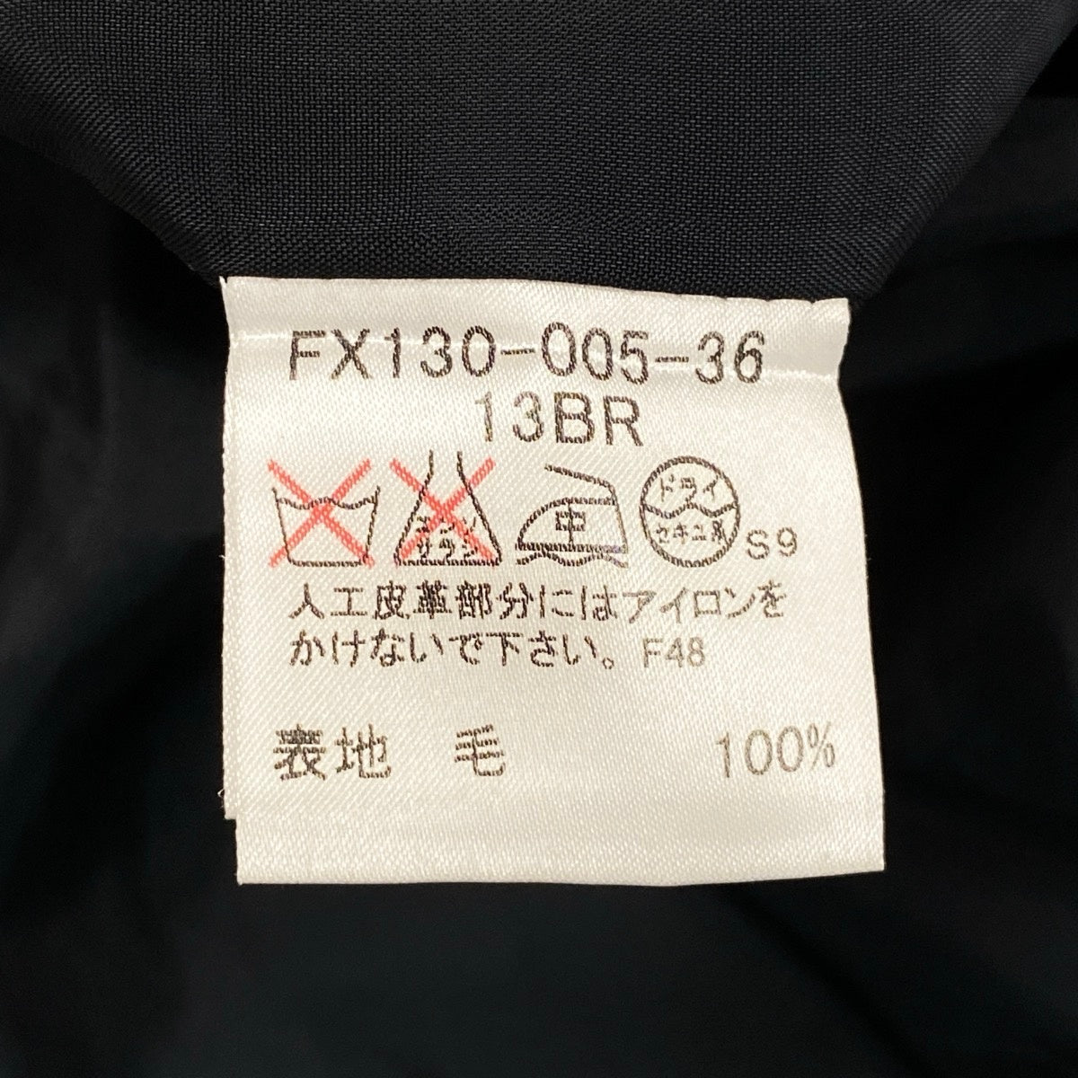 Ig10 BURBERRY LONDON バーバリーロンドン チェック柄 ラップスカート フレアスカート サイズ13 マルチカラー ウール100％ レディースta2