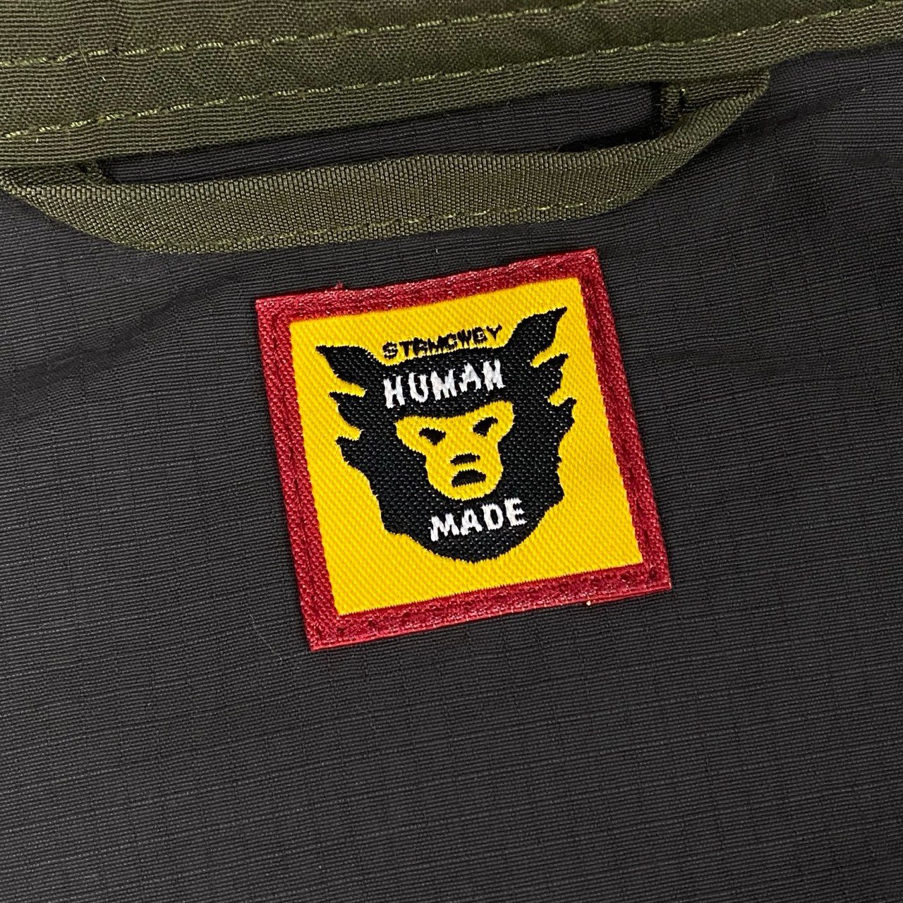 72b10【美品】HUMAN MADE ヒューマンメイド マウンテンパーカージャケット ブルゾン ジャケットアウター XXLサイズ カーキ メンズ 男性用k02i