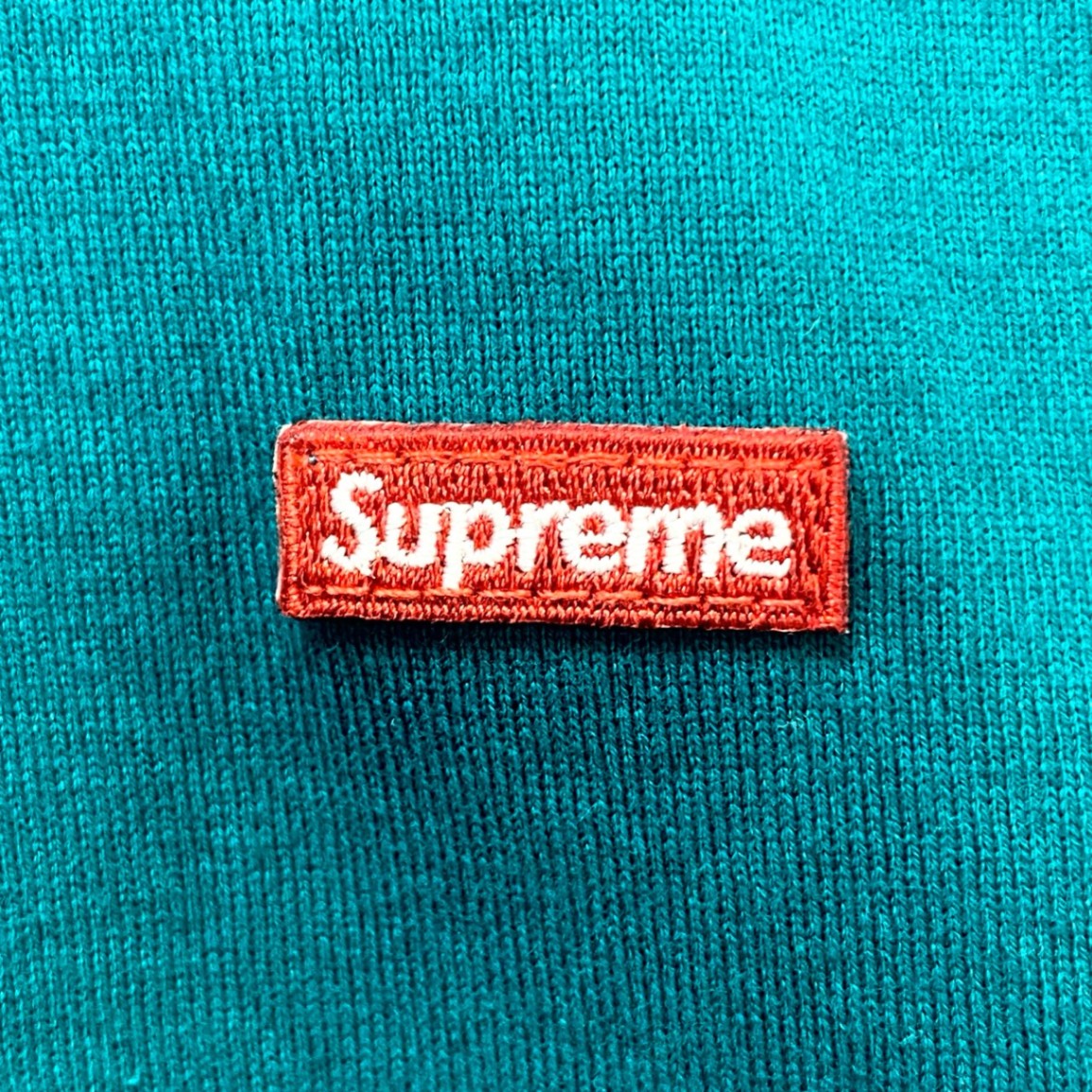 83b26 Supreme シュプリーム 24SS スモールボックスロゴTシャツ ロングスリーブTシャツ Lサイズ グリーン系 コットン100％ メンズ 男性用u02t