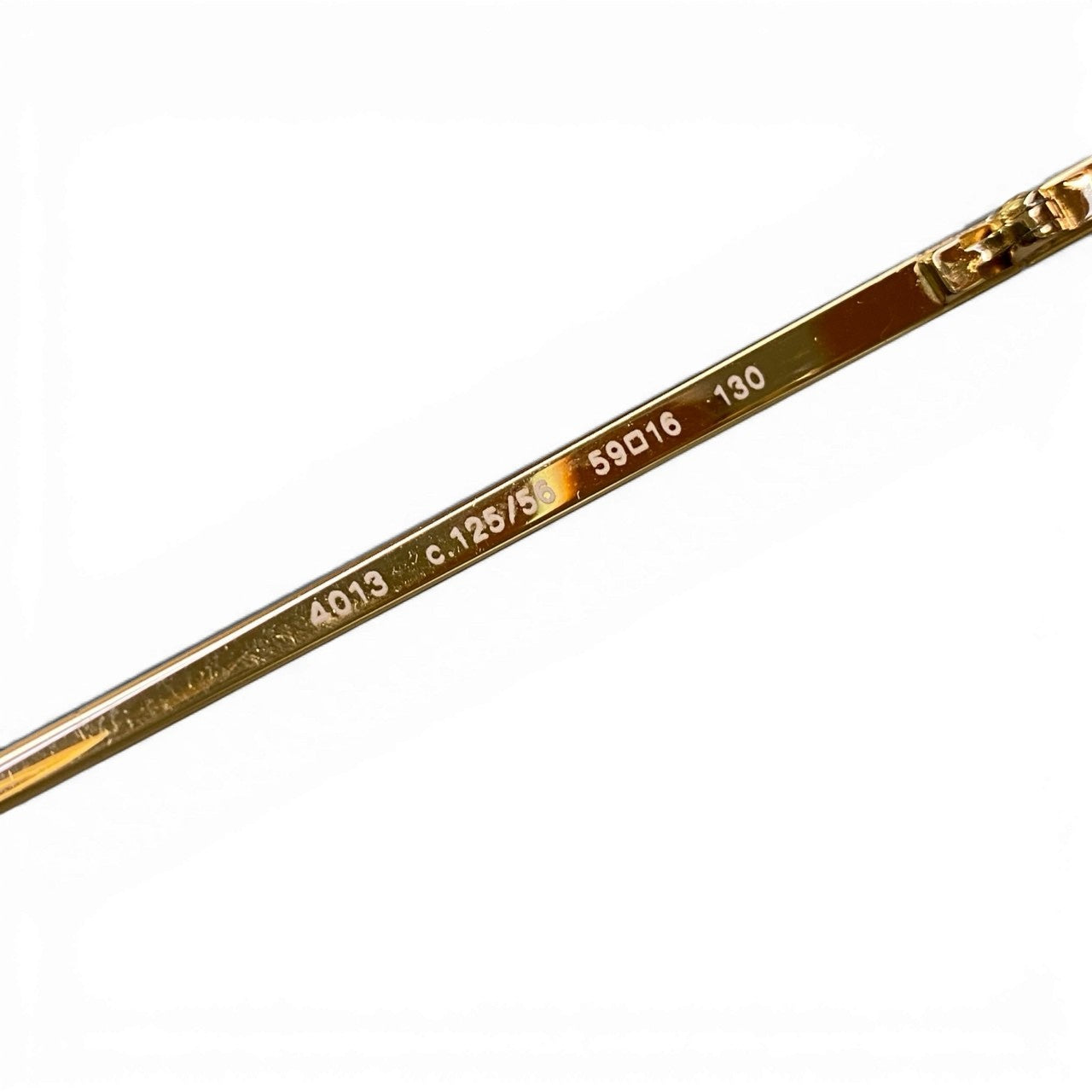 b15 CHANEL シャネル リムレス サングラス アイウェア ココマーク カラーレンズ 4013 59□16 オレンジ レディースta1