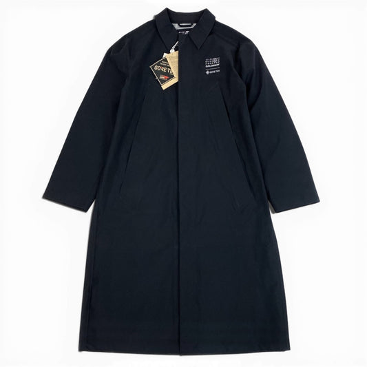 Mb16　《極美品》 MM6 SALOMON エムエムシックス メゾンマルジェラ サロモン コラボ トレンチコート レインコート XS ブラック GORE-TEX ゴアテックス メンズta1