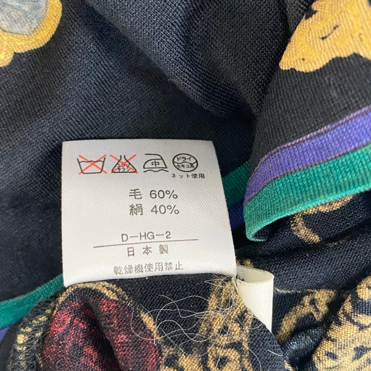 61i14 LEONARD レオナール ロングスリーブカットソー ジュエリープリント トップス Mサイズ マルチカラー レディース 女性用u02t