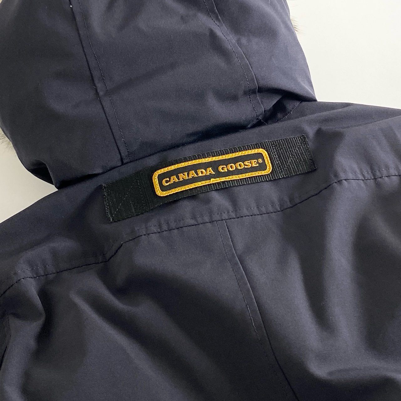 1h11 CANADAGOOSE カナダグース JASPER PARKA ジャスパーパーカ ダウンジャケット コヨーテファー アウター 3438JM R Mサイズ ダークネイビー