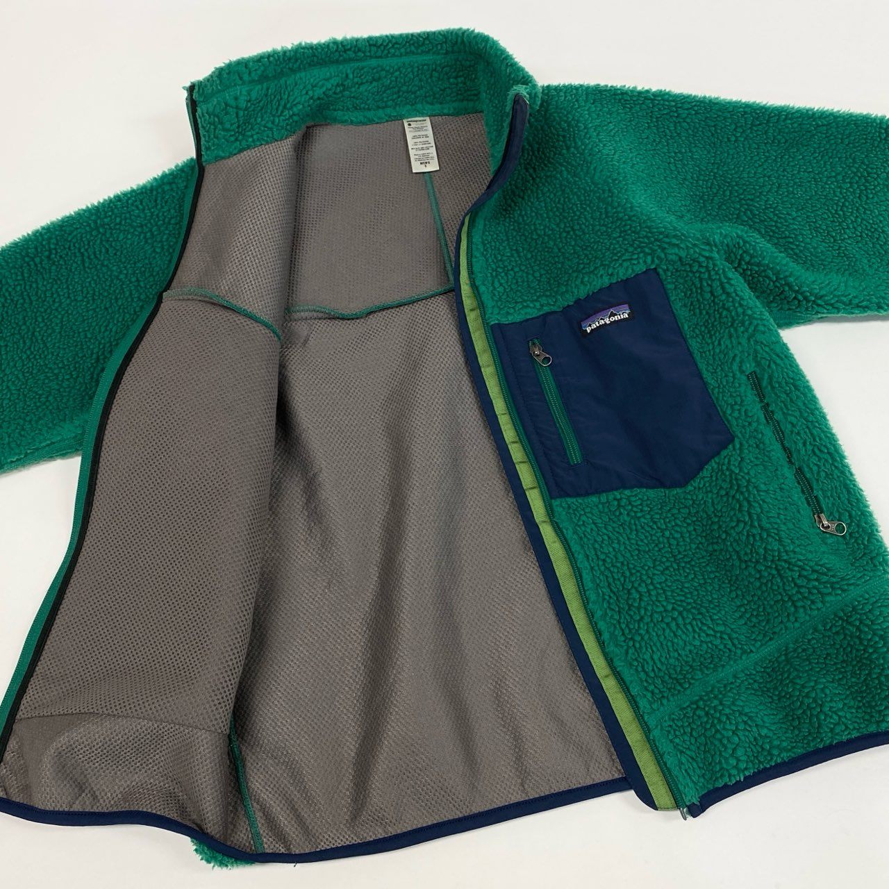 24L15 Patagonia パタゴニア ボア フリースジャケット レトロX アウター ジャケット 885657074815 Sサイズ グリーン メンズo07t