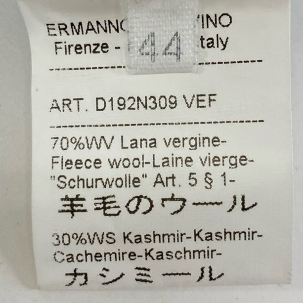 48k2 Ermanno Scervino エルマンノ シェルヴィーノ イタリア製 大きいサイズ レースデザイン 長袖 ニット カーディガン 44 XLサイズ相当 グレー ウール カシミア レディースo07t