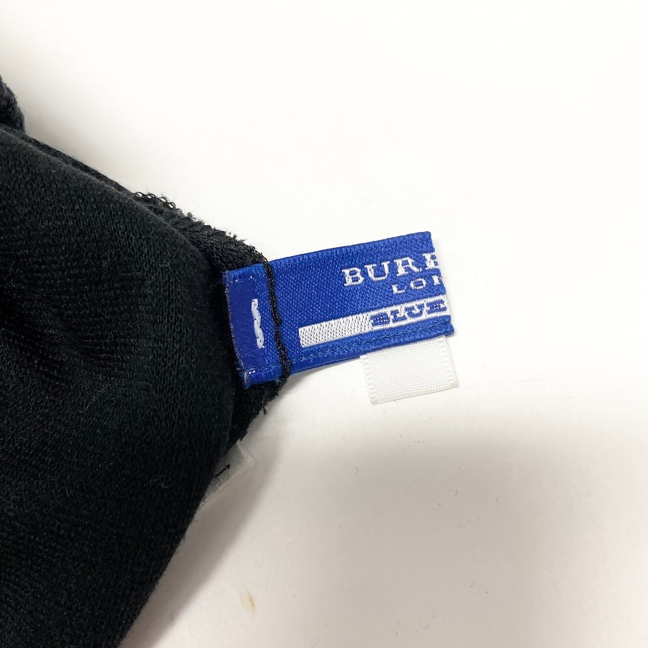85d9 BURBERRY BLUE LABEL バーバリー ブルーレーベル ワンポイントロゴ 半袖ワンピース サイズ38 ブラック ドレスt18r