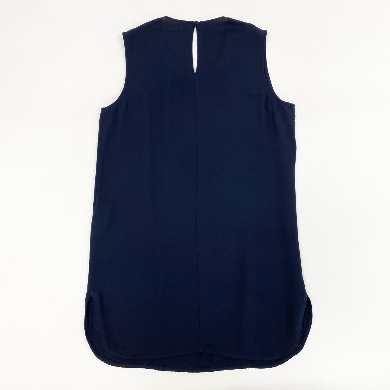 56h1 Kiton キトン ノースリーブワンピース ドレスワンピース シルクワンピース 薄手 春夏 レディース 女性用 D374078D2305 40 ネイビー シルク100％u02t