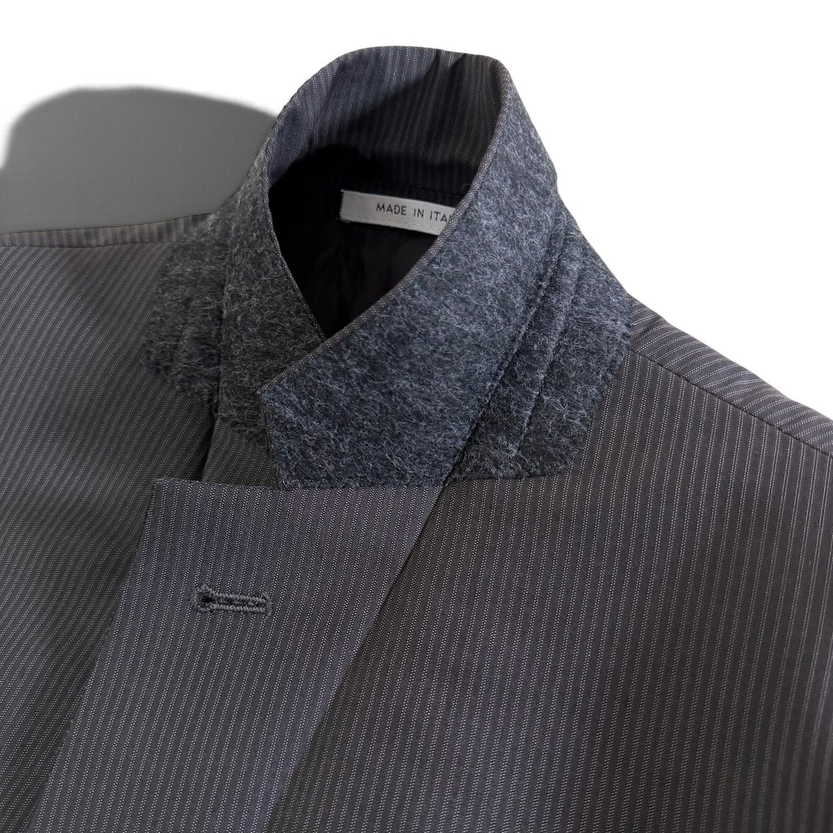 62j29 【美品】 ARMANI COLLEZIONI アルマーニコレツィオーネ GIORGIO セットアップスーツ シングル 2B ストライプ柄 サイズ50 ダークブラウン メンズ 紳士服u02t