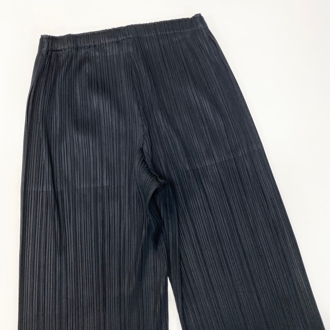 Af6 PLEATS PLEASE プリーツプリーズ プリーツ ロングパンツ PP55-JF108 サイズ2 ブラック ポリエステル100％ レディース 女性用u02t